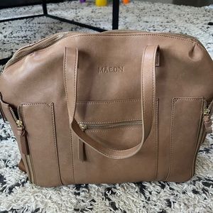 Maedn Camel Carry All Convertible Tote Diaper Bag backpack